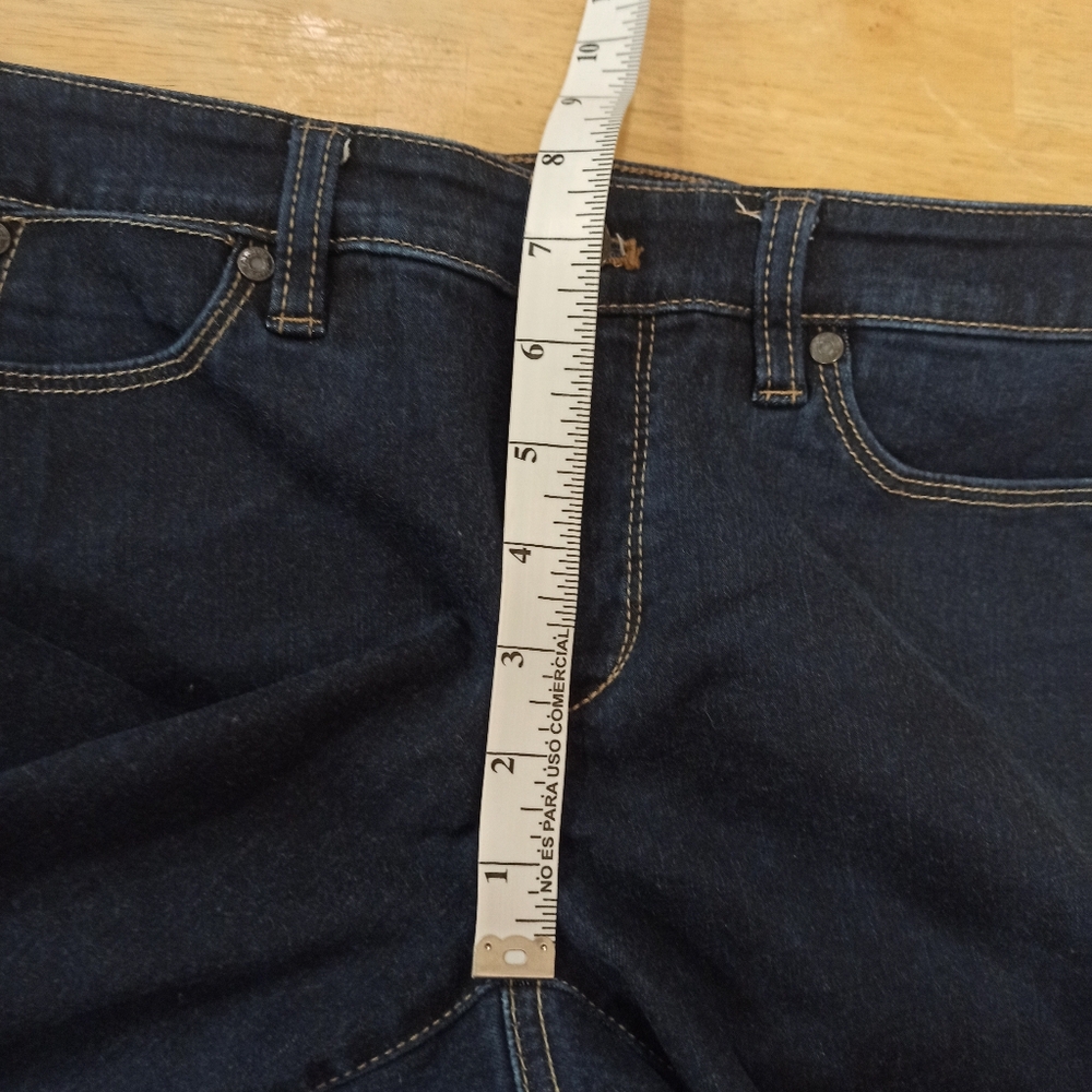 Talbots Flawless Five-Pocket PetitesJeans Women 4P Dark Blue Low Rise - Picture 14 of 16